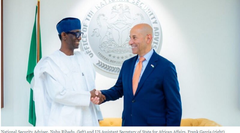 Assistant Secretary Frank Garcia Ribadu Hosts Top US Diplomat as Nigeria and America Strengthen Security Ties